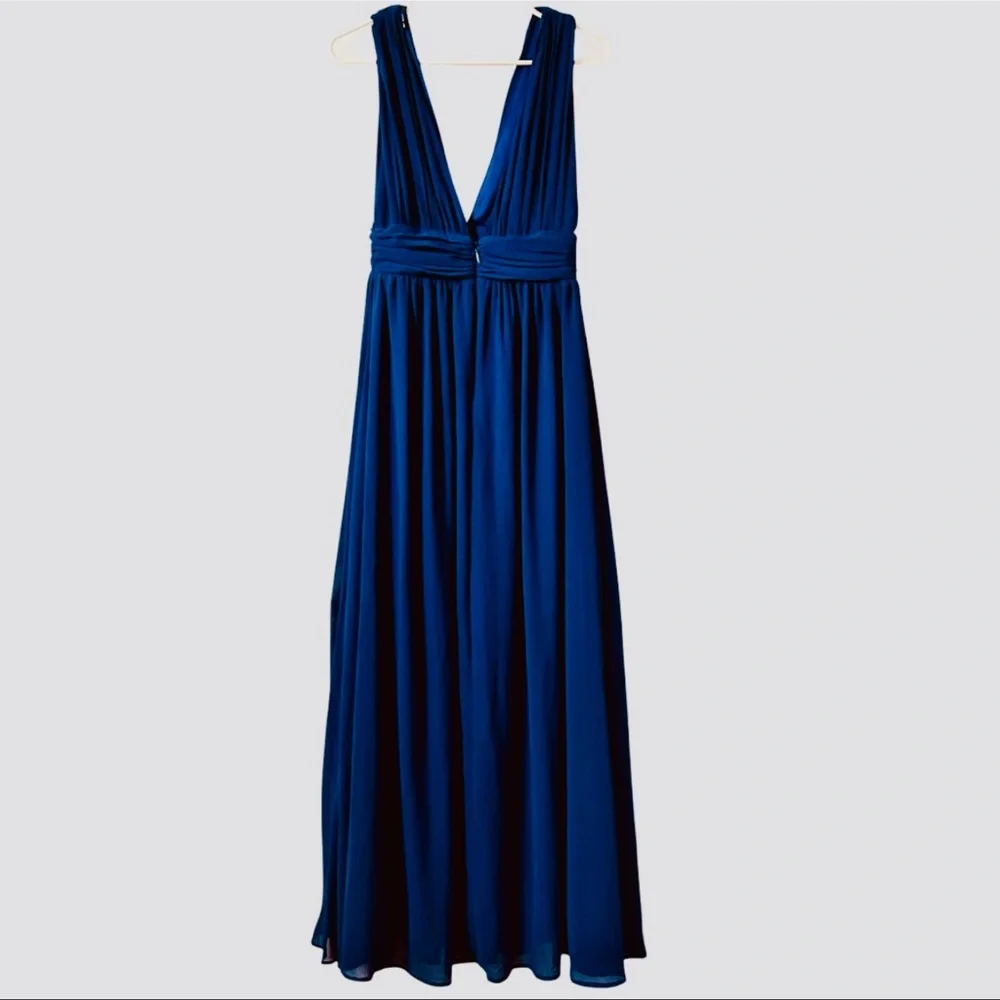 Lulus Heavenly Hues Royal Blue Maxi Dress Women’s Size Small - Picture 5 of 8